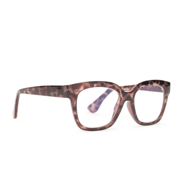 Eyewear Ava Blue Light Reading Glasses for Beige Tortoise - Image 3