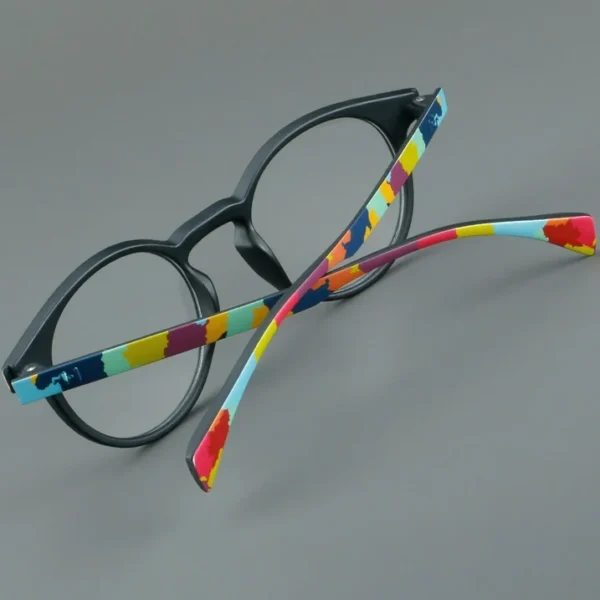 Optical Glasses Colorful Spectacles Frames TR90 Round Rim - Image 3