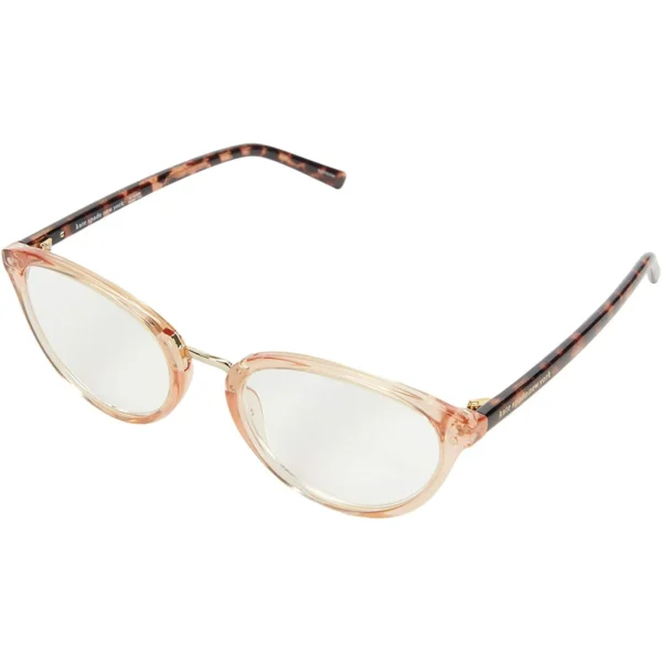 Emilia Blue Light Reading Glasses Crystal Beige/Demo - Image 3